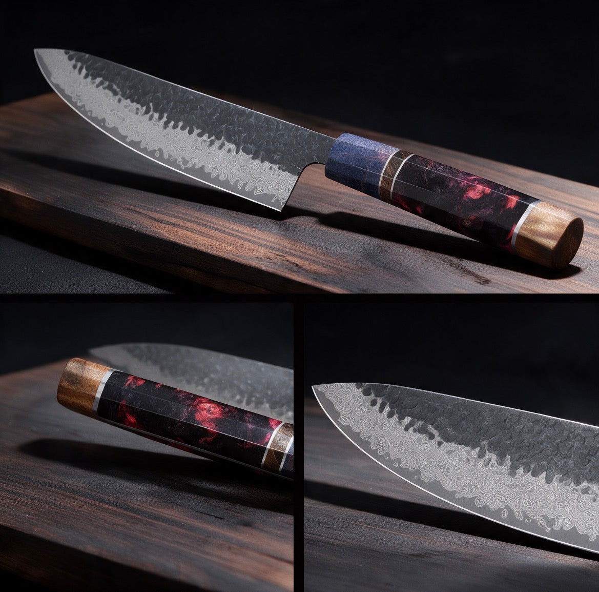 Couteau de chef Gyuto damas 67 couches