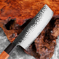 Couteau Nakiri en acier composite 17,8 cm – bois octogonal
