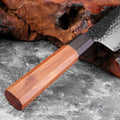 Couteau Nakiri en acier composite 17,8 cm – bois octogonal