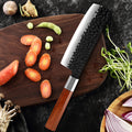 Couteau Nakiri 17,8 cm – palissandre octogonal et mitre en acier