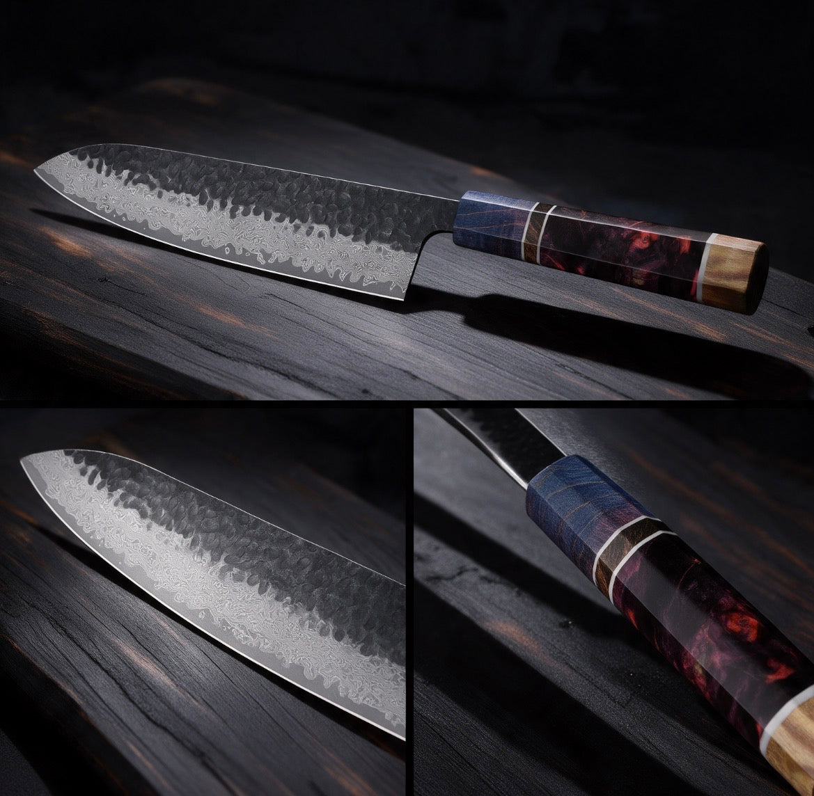 Couteau de chef Gyuto damas 67 couches