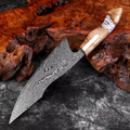 Couteau de chef damas 20,3 cm – résine et bois