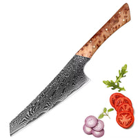 Couteau Kiritsuke damas 12,7 cm – loupe de bois