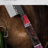 Couteau Kiritsuke damas 67 couches