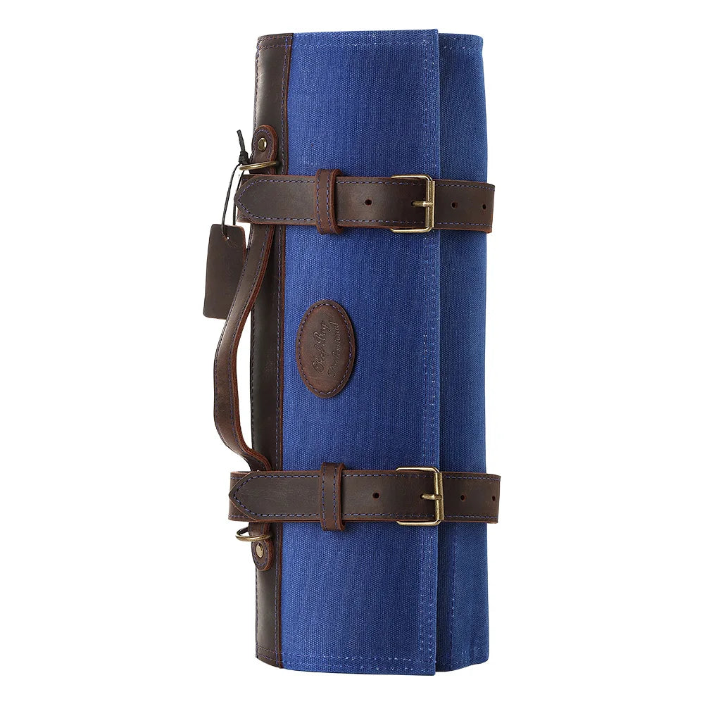 Sac à roulettes pour couteaux HEZHEN en toile cirée et cuir