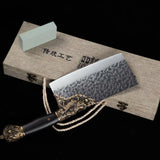 Couperet de boucher artisanal Longquan 21 cm