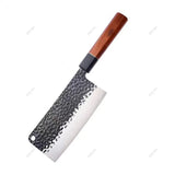 Couteau Santoku martelé Kurouchi - Acier inoxydable haute teneur en carbone