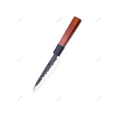 Couteau Santoku martelé Kurouchi - Acier inoxydable haute teneur en carbone