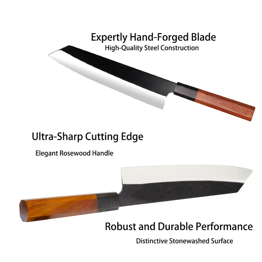 Couteau Kiritsuke Gyuto 20 cm - Manche octogonal traditionnel