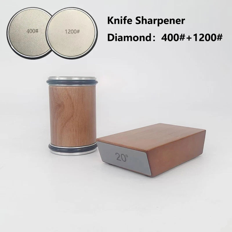 Kit d'affûtage roulant d'angle 15° et 20° avec support magnétique