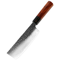 Couteau Nakiri en acier composite 17,8 cm – bois octogonal
