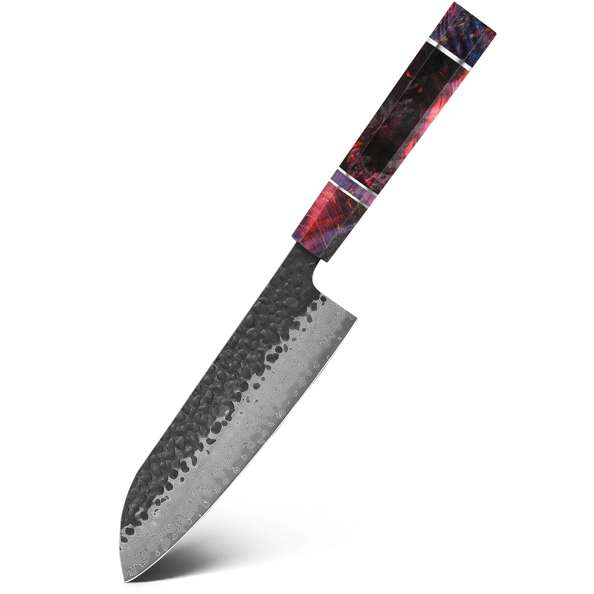 Couteau Santoku damas 67 couches
