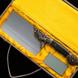 Couperet de boucher artisanal Longquan 21 cm