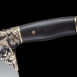 Couperet de boucher artisanal Longquan 21 cm