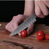 Coffret prestige damas XITUO - Lames damassées et manches en résine (1 à 8 pièces)