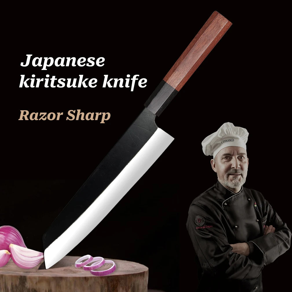 Couteau Kiritsuke Gyuto 20 cm - Manche octogonal traditionnel