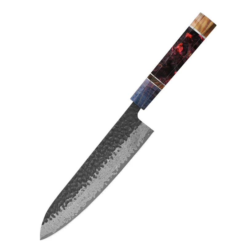 Couteau de chef Gyuto damas 67 couches