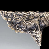 Couperet de boucher artisanal Longquan 21 cm