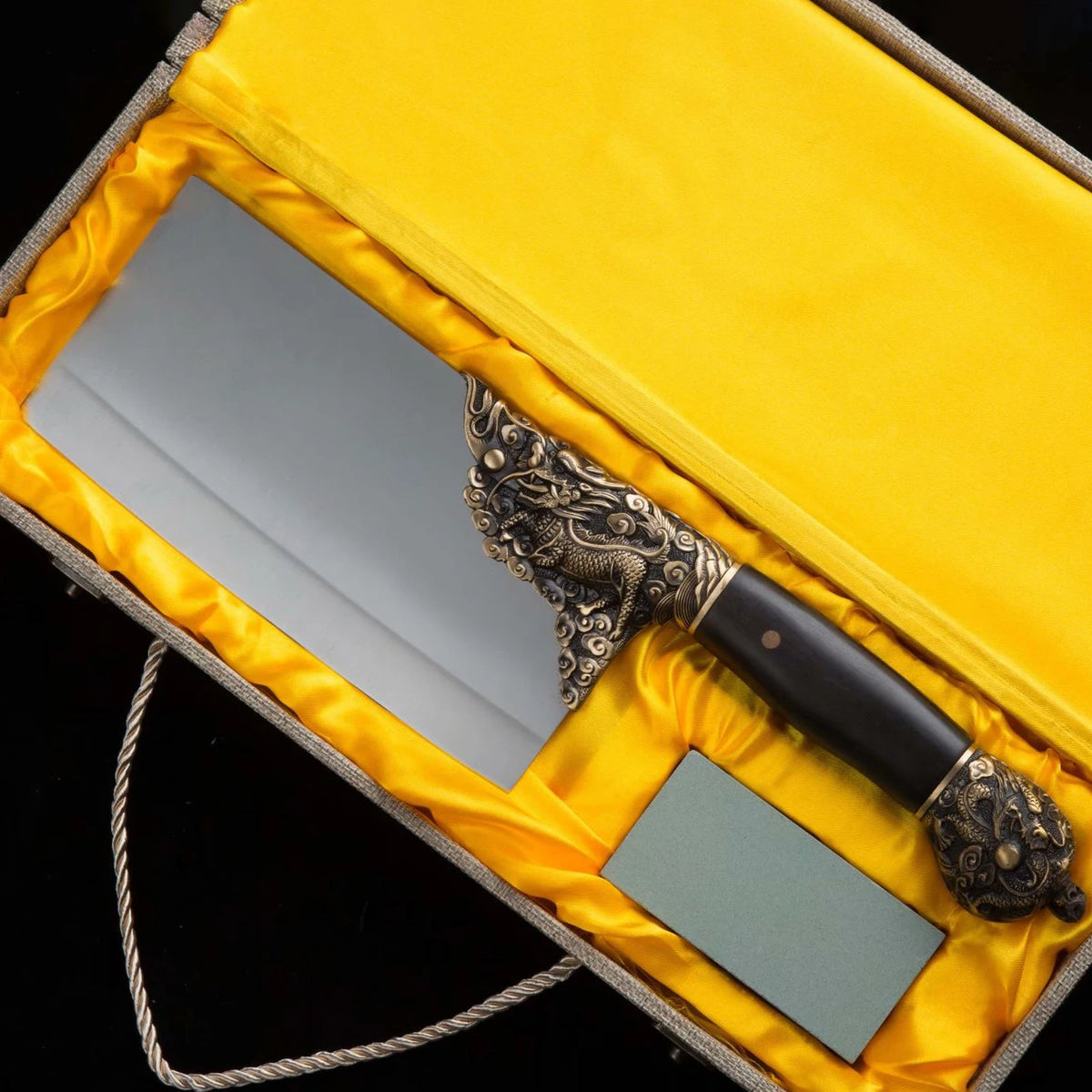 Couperet de boucher artisanal Longquan 21 cm
