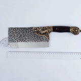 Couperet de boucher artisanal Longquan 21 cm