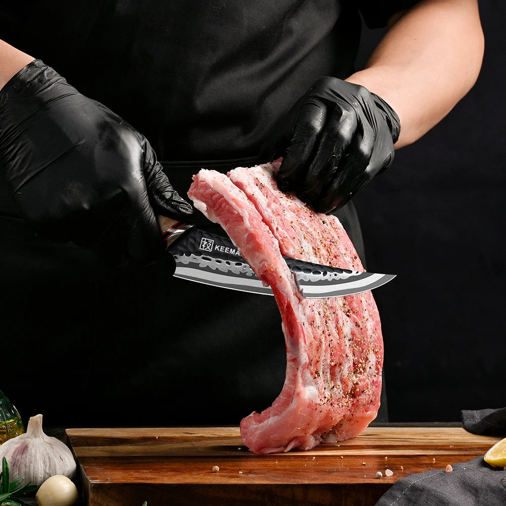 Petit couteau de chef Petty 14 cm - Acier damas KEEMAKE