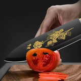Hachoir de cuisine traditionnel plaqué titane doré