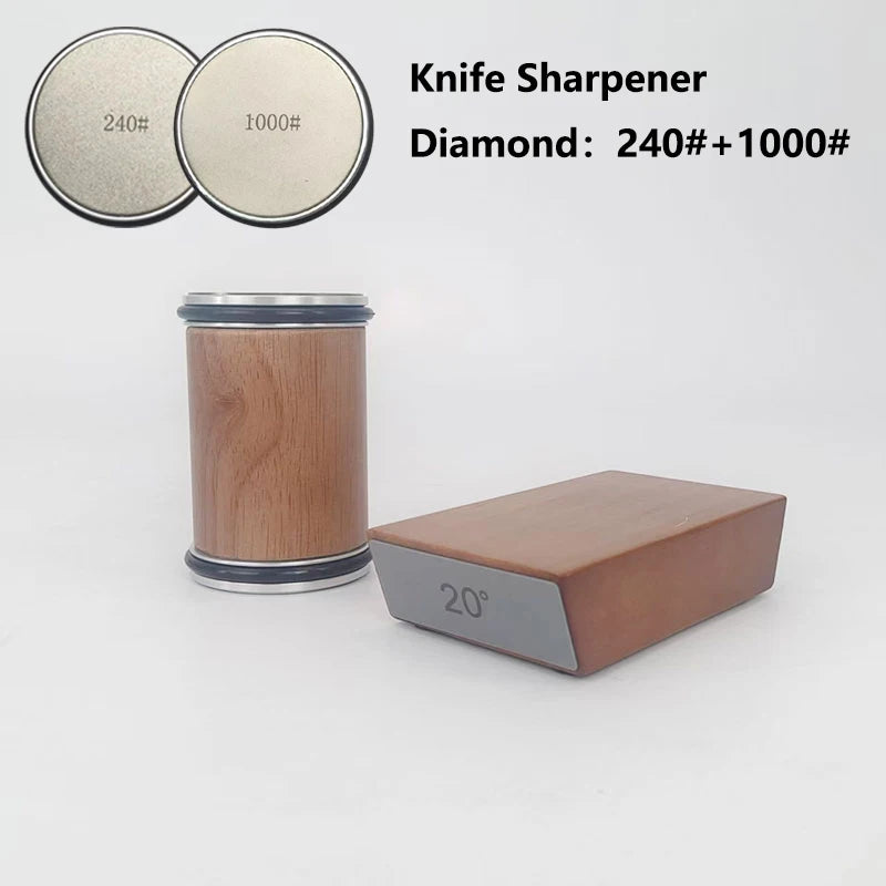 Kit d'affûtage roulant d'angle 15° et 20° avec support magnétique