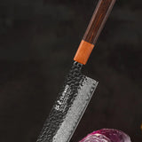 Couteau Nakiri 18 cm - Acier damas 67 couches pour légumes