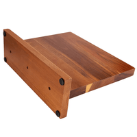 Bloc magnétique à couteaux double face en acacia