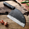 Couperet de cuisine – bois riveté sur soie pleine