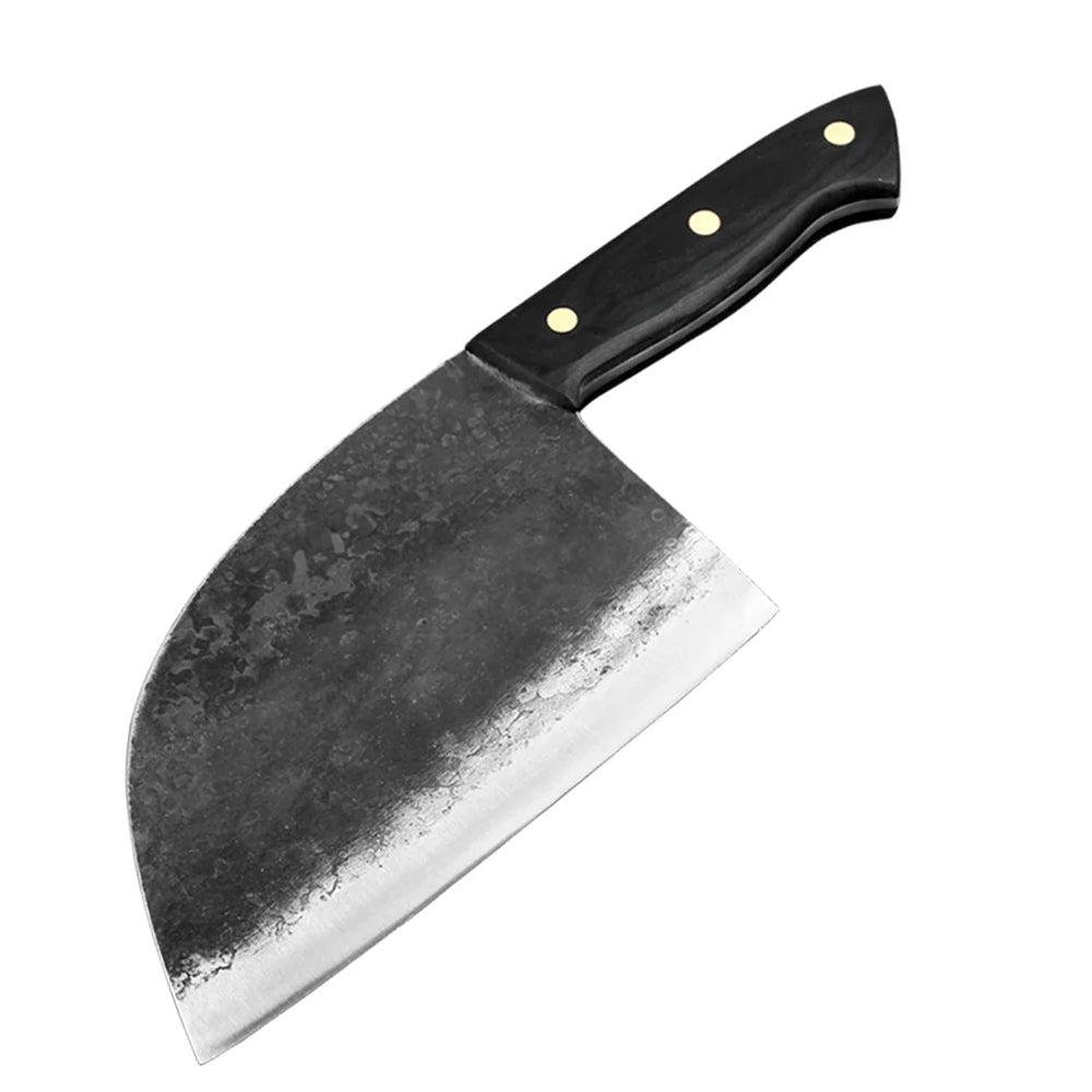 Couperet de cuisine – bois riveté sur soie pleine