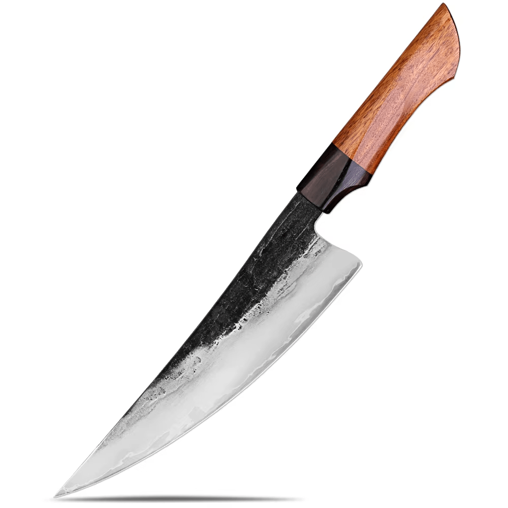 Couteau de chef en acier composite 20,3 cm – ébène et buis
