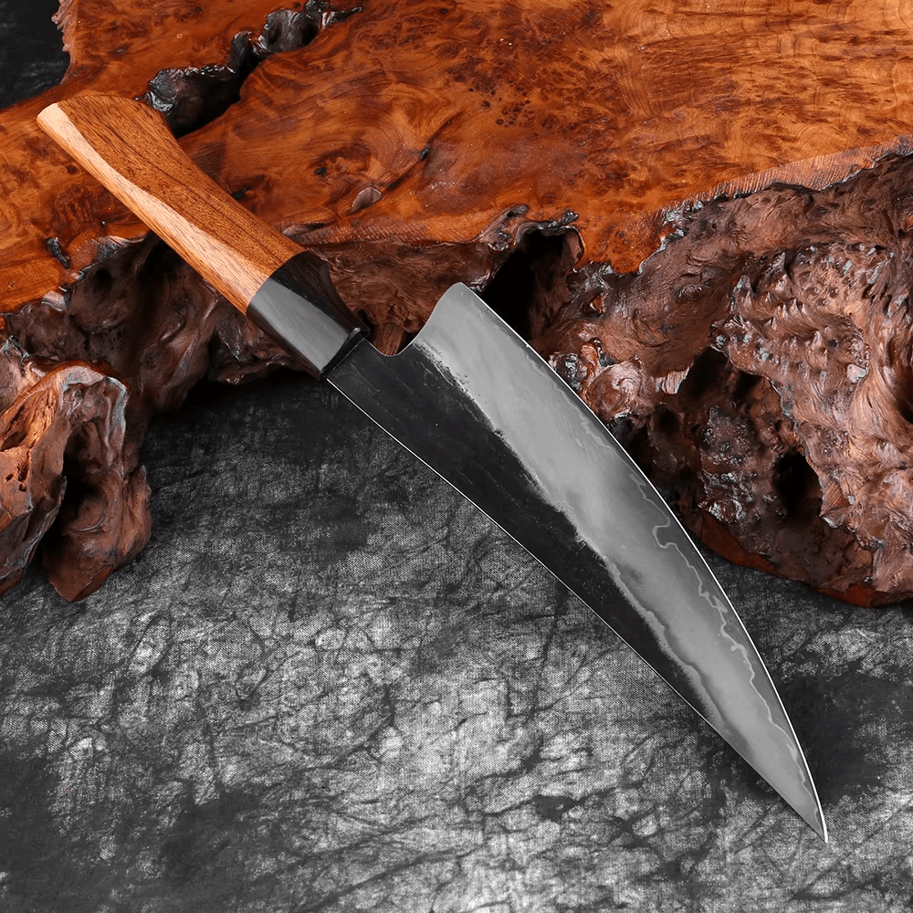 Couteau de chef en acier composite 20,3 cm – ébène et buis