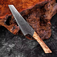 Couteau Kiritsuke damas 12,7 cm – loupe de bois
