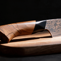 Couteau Kiritsuke Japonais Acier Damas 67 Couches 20 cm – Manche Bois Massif & G10 Noir - Damasaki