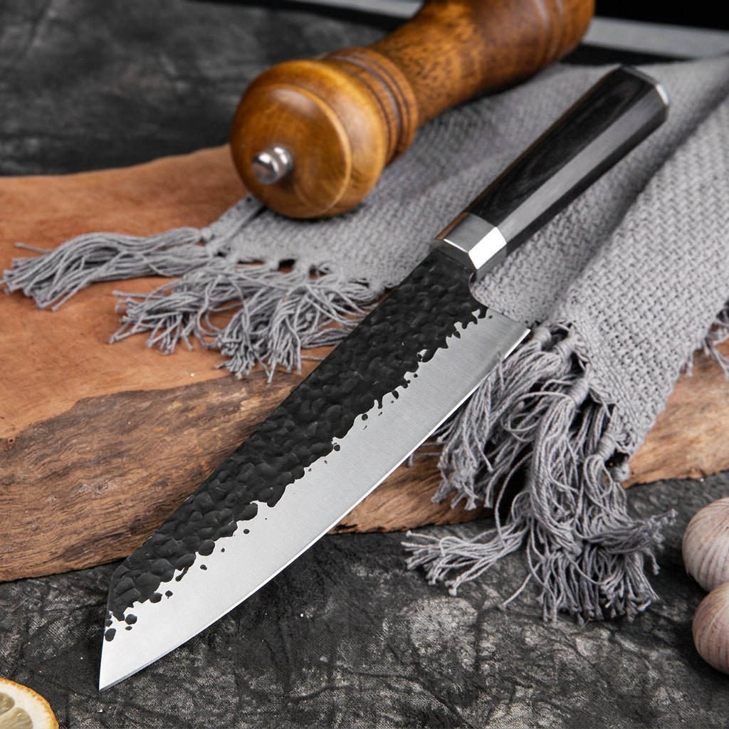 Couteau Kiritsuke 20,3 cm – palissandre octogonal et mitre en acier