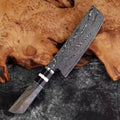 Couteau Nakiri damas 17,8 cm – bois stabilisé