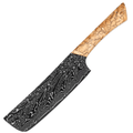 Couteau Nakiri damas – bois tressé