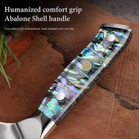 Couteau Nakiri damas 17,8 cm – nacre d’ormeau