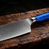 Couteau Nakiri Japonais Damas VG10 67 Couches 18 cm – Manche Bois Noble - Damasaki
