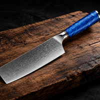 Couteau Nakiri Japonais Damas VG10 67 Couches 18 cm – Manche Bois Noble - Damasaki