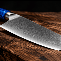 Couteau Nakiri Japonais Damas VG10 67 Couches 18 cm – Manche Bois Noble - Damasaki