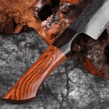 Couteau Santoku en acier composite 12,7 cm – ébène et buis