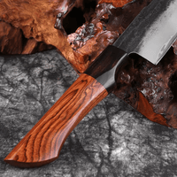 Couteau Santoku en acier composite 12,7 cm – ébène et buis