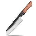 Couteau Santoku en acier composite 12,7 cm – ébène et buis