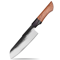 Couteau Santoku en acier composite 12,7 cm – ébène et buis