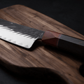 Couteau Santoku Japonais Acier Composite 3 Couches 18 cm – Manche Ébène & Dalbergia - Damasaki