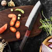 Couteau Santoku 17,8 cm – ébène et dalbergia