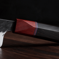 Couteau Santoku Japonais Acier Composite 3 Couches 18 cm – Manche Ébène & Dalbergia - Damasaki