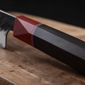 Couteau Santoku Japonais Acier Composite 3 Couches 18 cm – Manche Ébène & Dalbergia - Damasaki